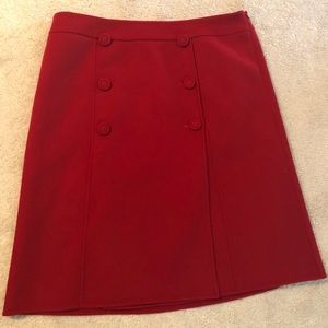 Talbots mini faux wool/ wrap skirt. Size 16
